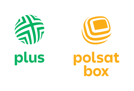 Logotypy Plus i Polsat Box