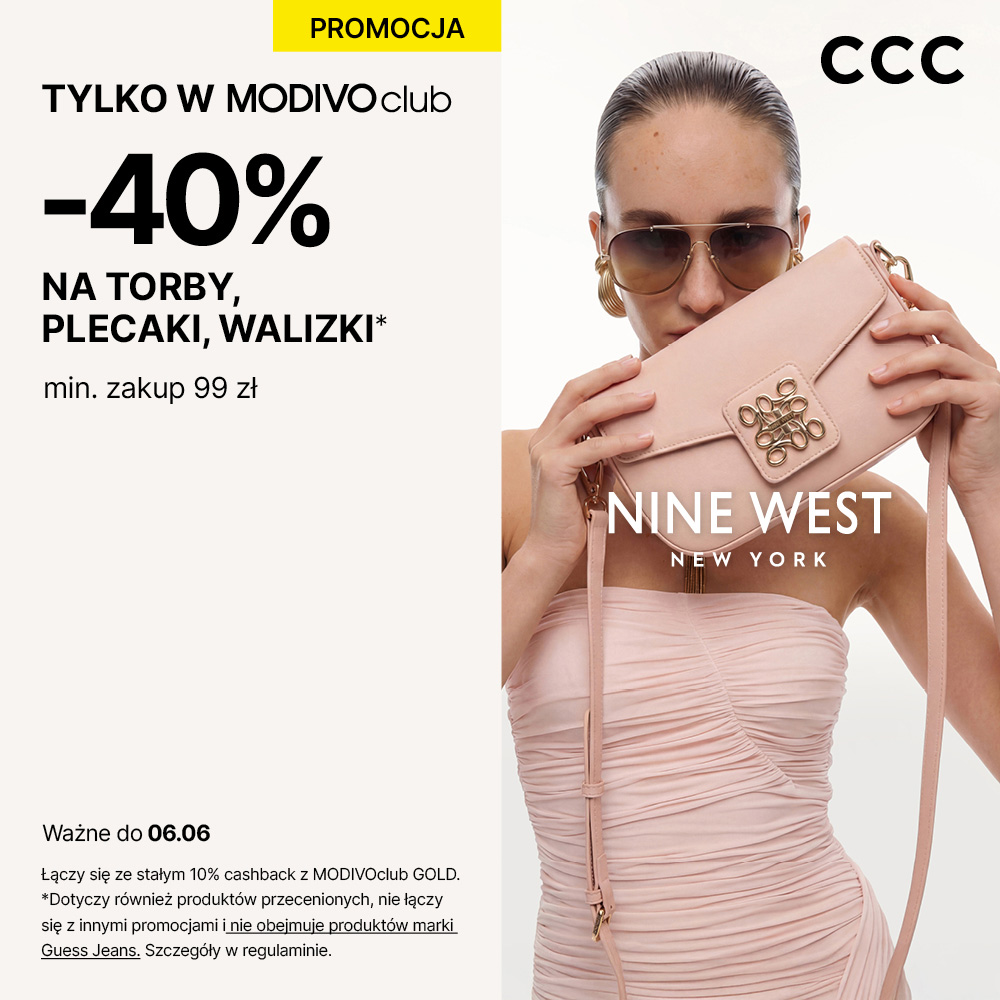 Promocja na torby, plecaki i walizki w CCC z rabatem 40%.