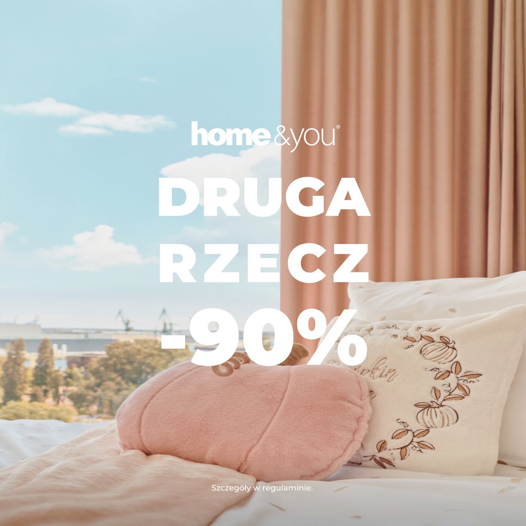 Promocja druga rzecz -90% w Home&You.