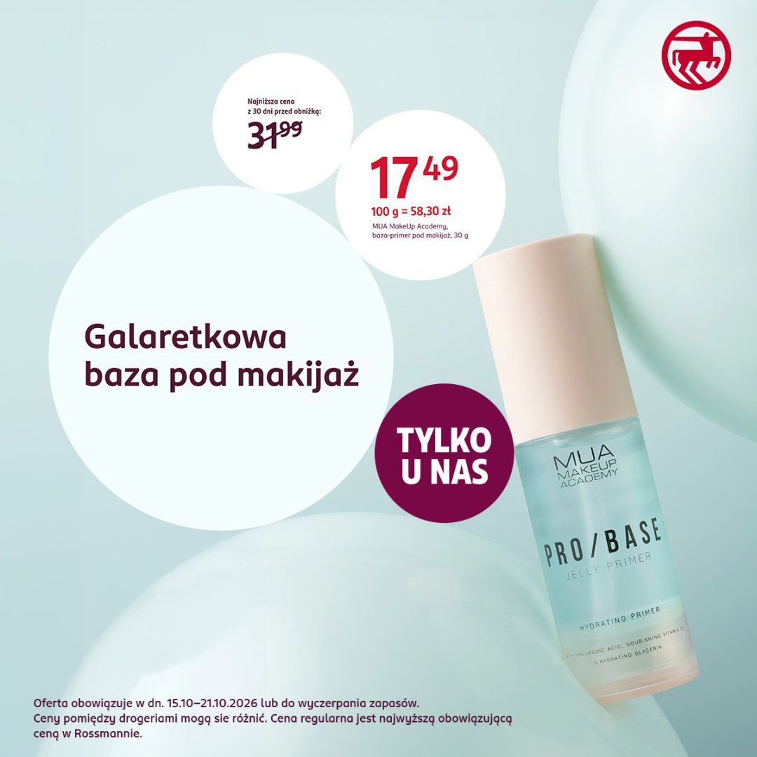 Galaretkowa baza pod makijaż MUA Pro/Base.