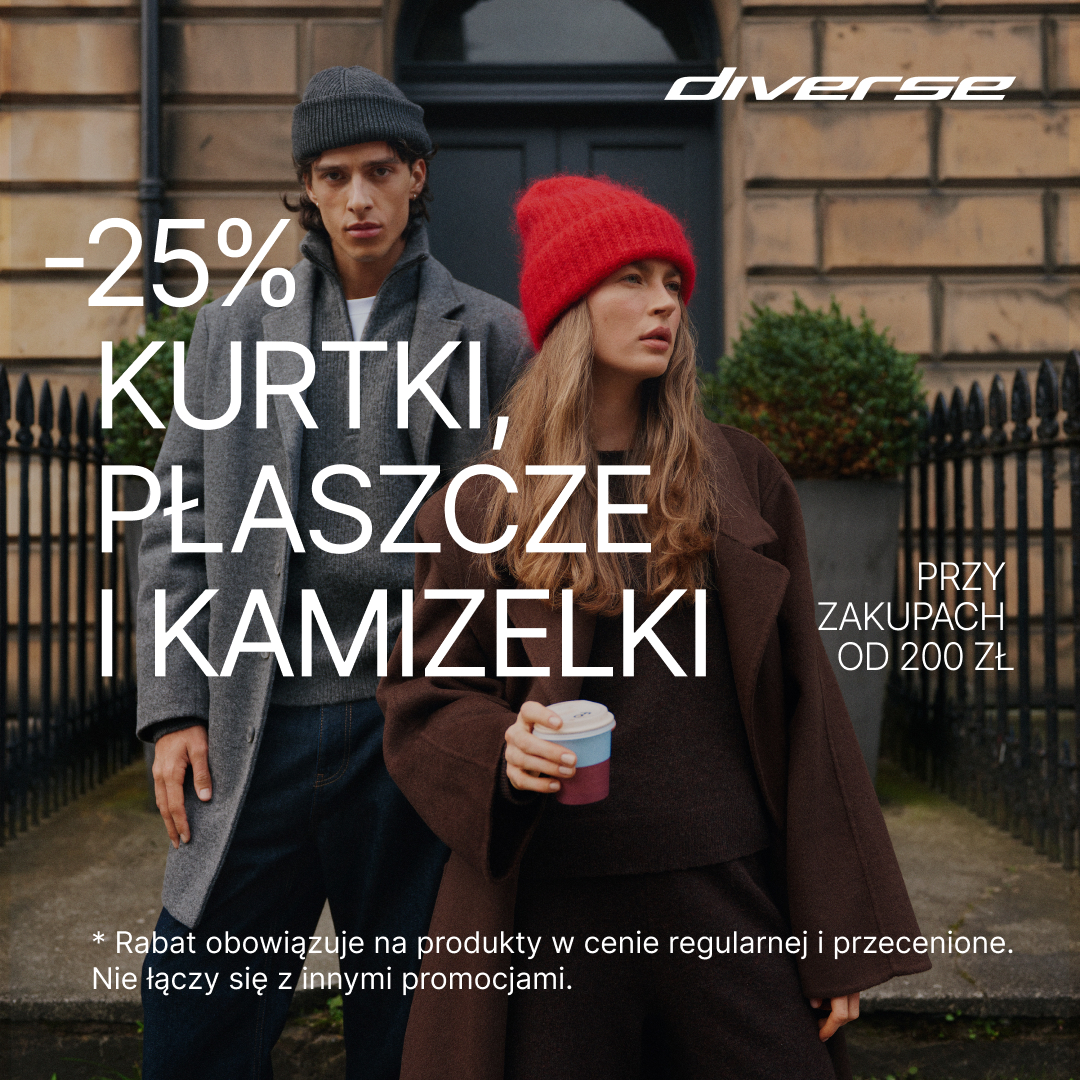 Zimowa promocja na kurtki, płaszcze i kamizelki.